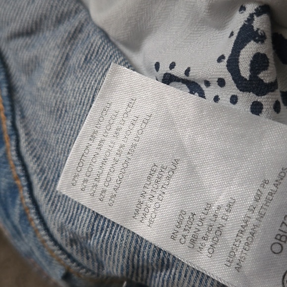 Free People NWT Crossroads Mid Rise Slim Straight Jeans Size 31 - Picture 15 of 16